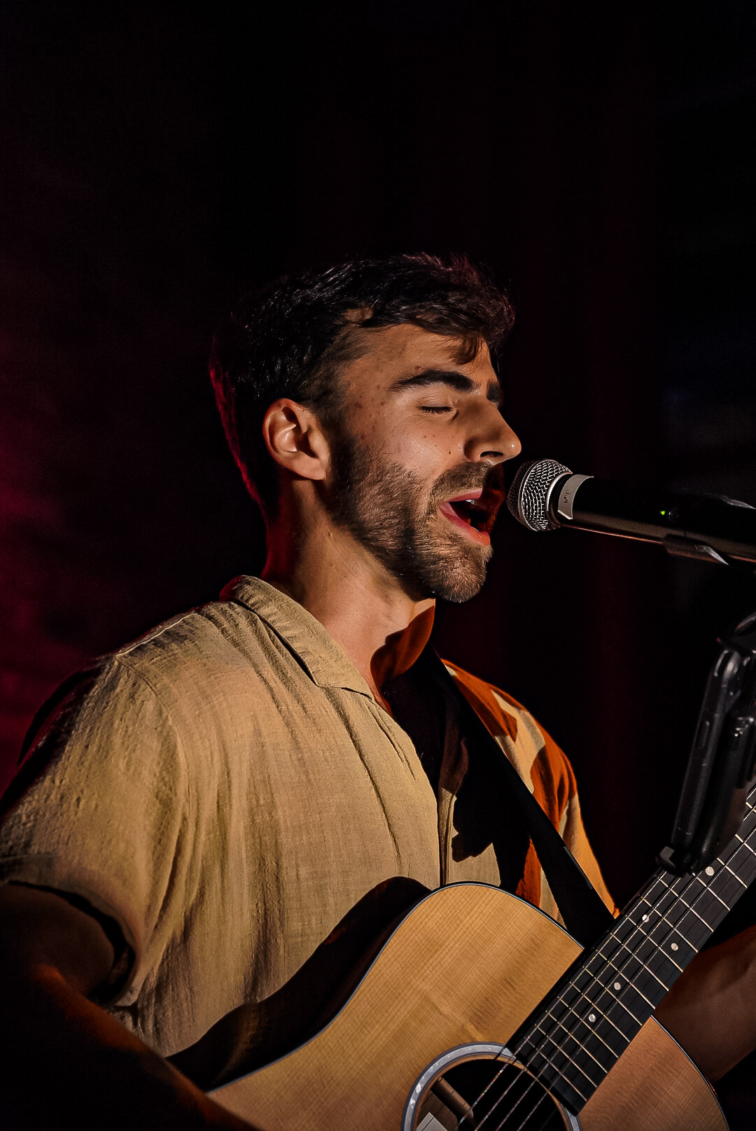 Andrew performing